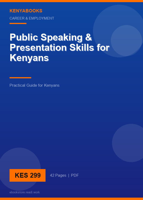 Public Speaking & Presentation Skills for Kenyans