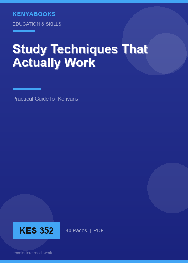 Study Techniques That Actually Work