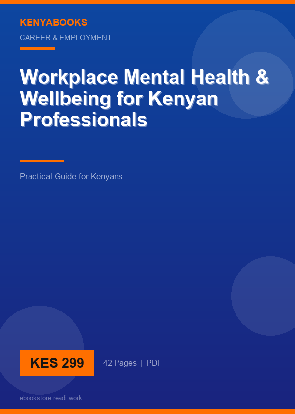 Workplace Mental Health & Wellbeing for Kenyan Professionals